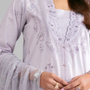 3 Piece Embroidered Suit – 42619943