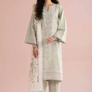 3 Piece Embroidered Suit – PE26-316