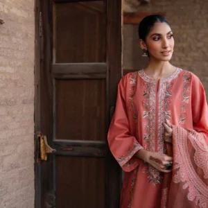 3 Piece Embroidered Suit – PE26-317